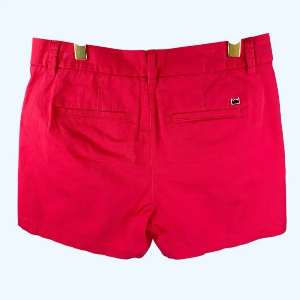 Crown & Ivy Women's Caroline Pink Chino Shorts size 10